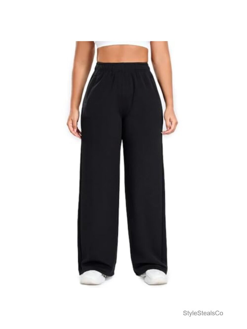 Women's Straight Leg Jogger Pants High Waist Workout Sweatpants